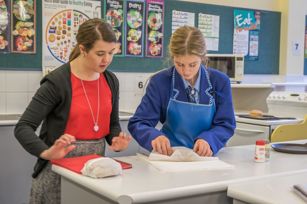Working at Newman College Perth Catholic School Jobs Newman College Food Technology Class